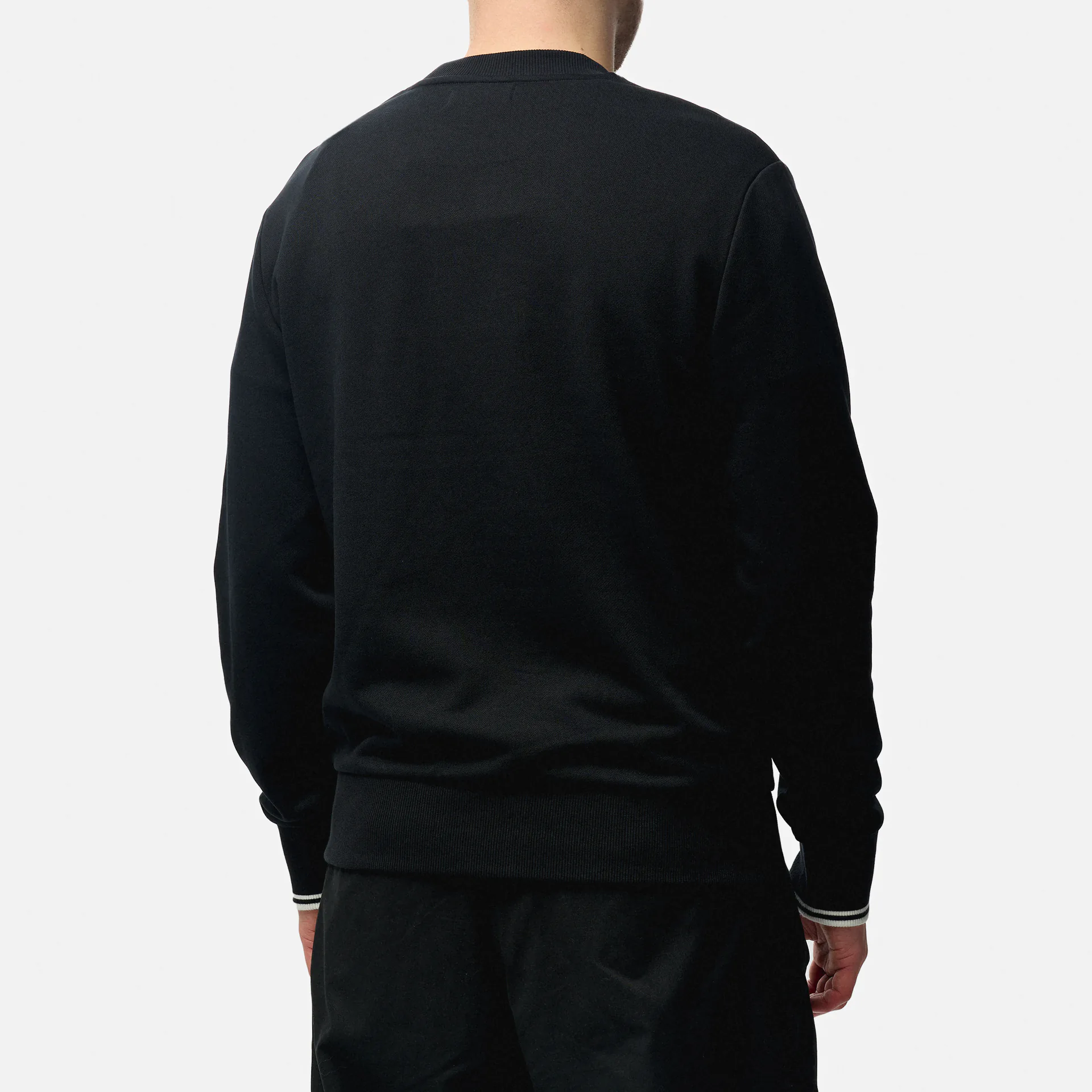 Fred Perry Crew Neck Sweatshirt Black