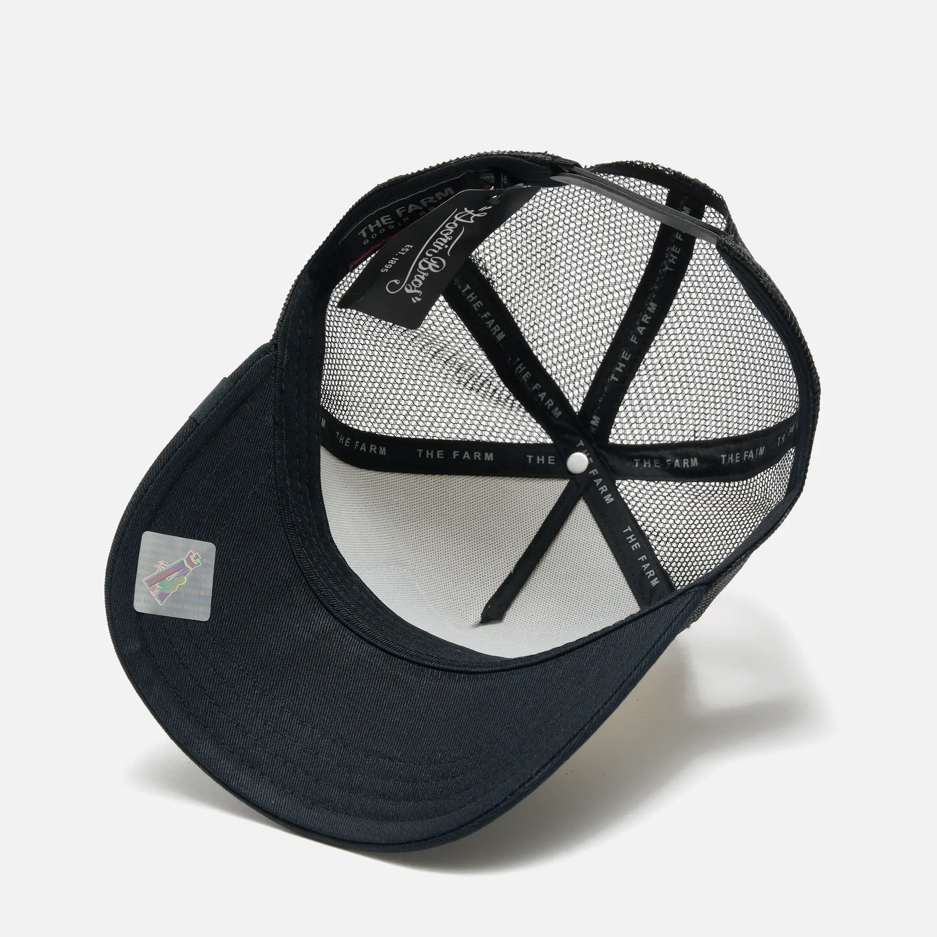 Goorin Bros The White Tiger Baseball Trucker Cap Black