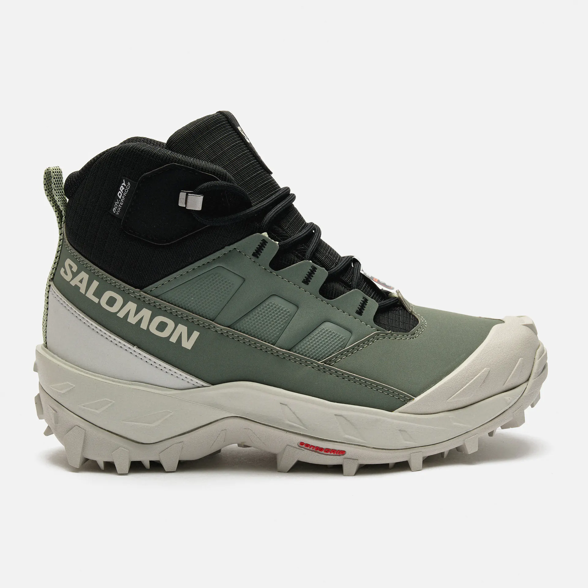 Salomon CROSSTRAK WP Boots Agave Green/Black/Canary Green
