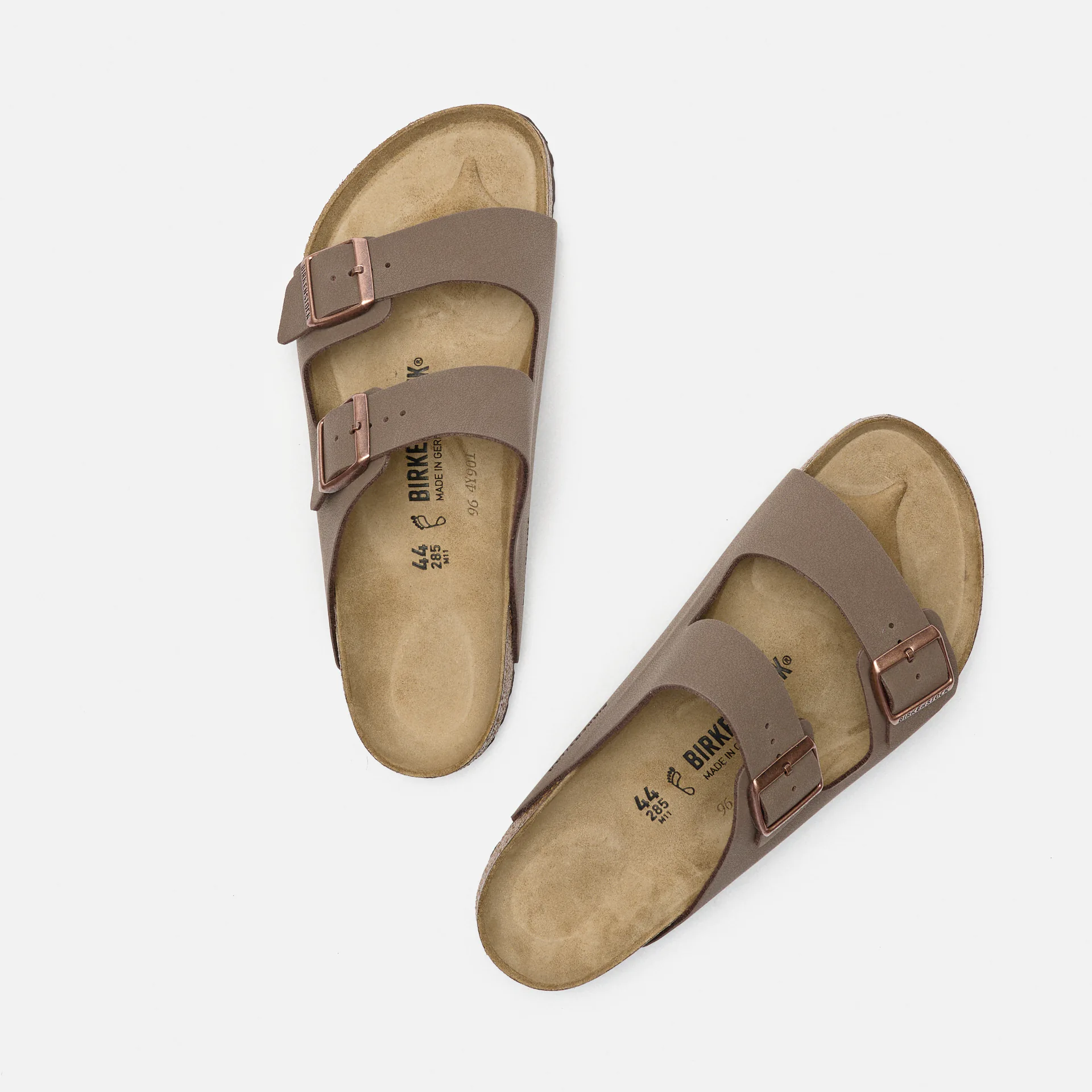 Birkenstock Arizona Birko-Flor Nubuck Sandals Mocha