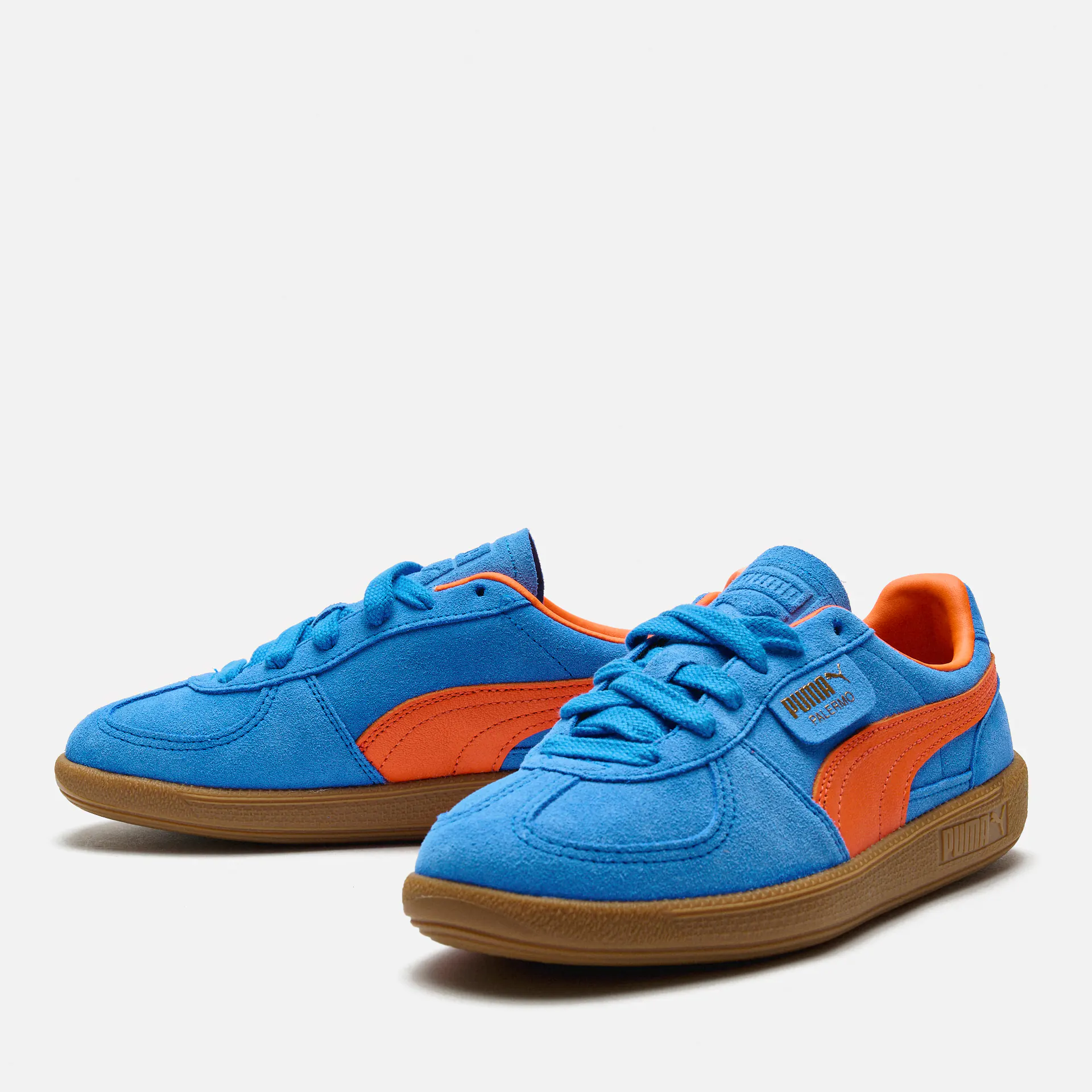 PUMA Palermo Sneaker Hyperlink Blue/Flame Flicker/Gum
