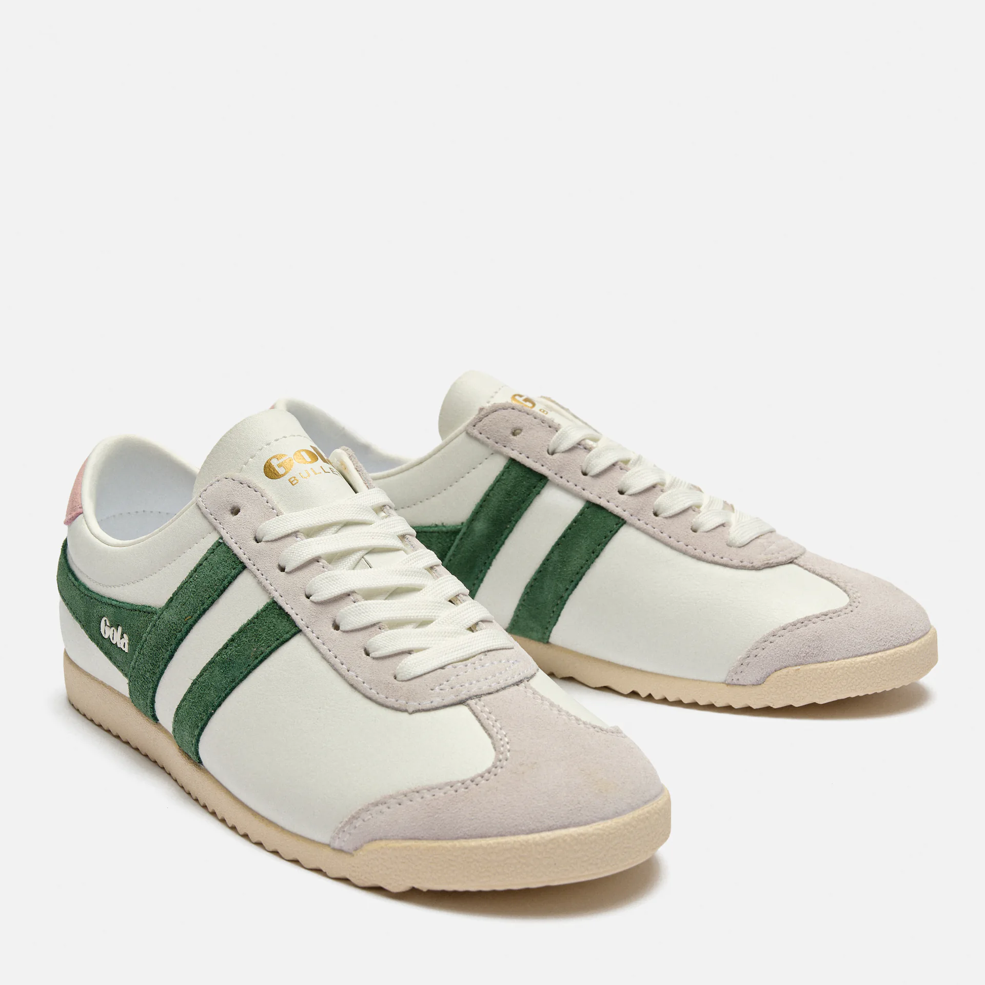 Gola Bullet Pure Sneaker White/Evergreen/Chalk Pink