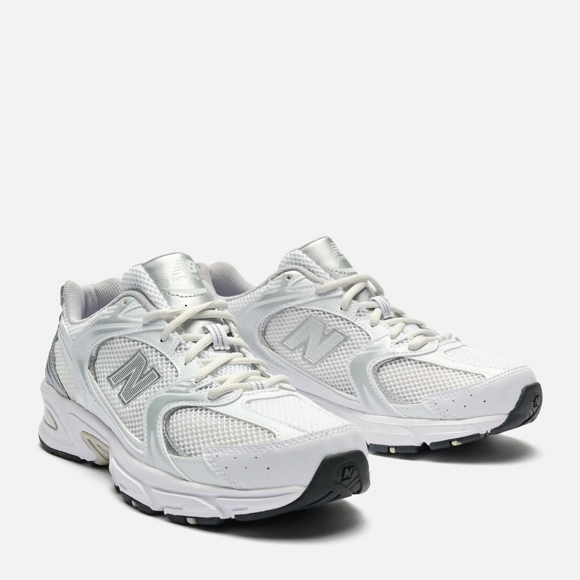 New Balance MR530 Running Sneaker White/Silver Metallic
