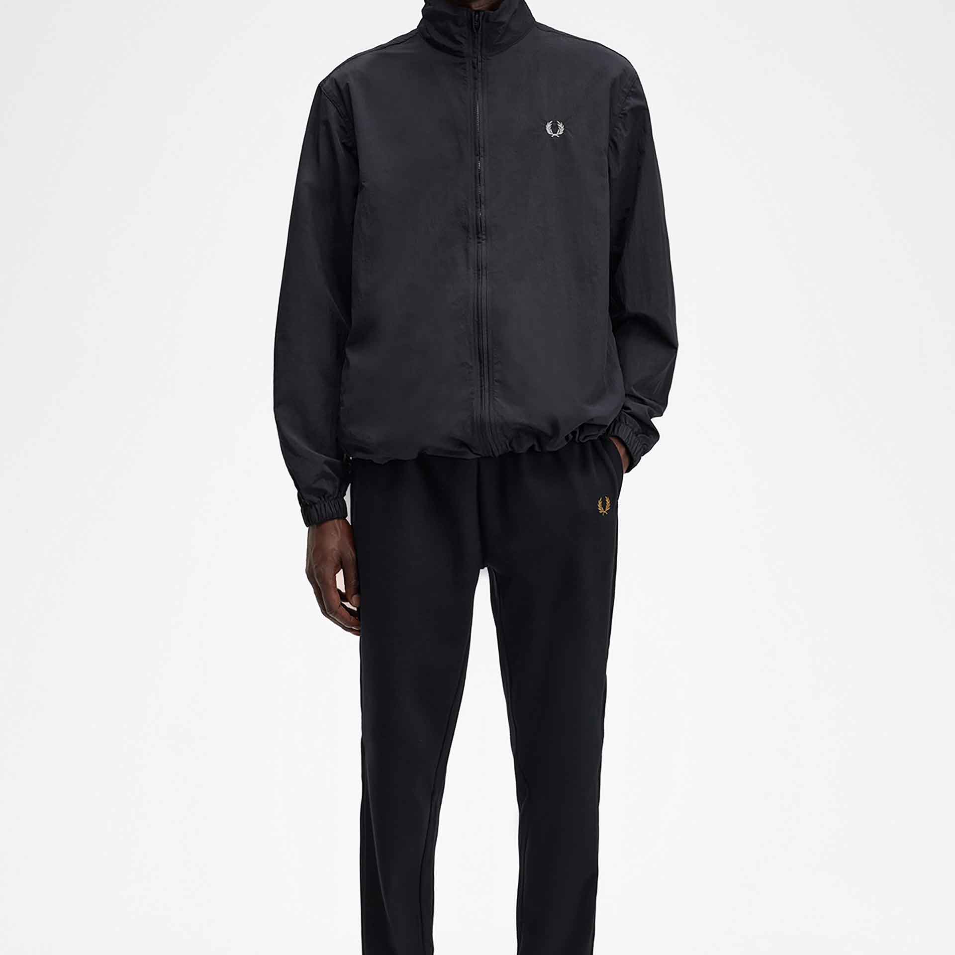 Fred Perry Woven Track Jacket Black