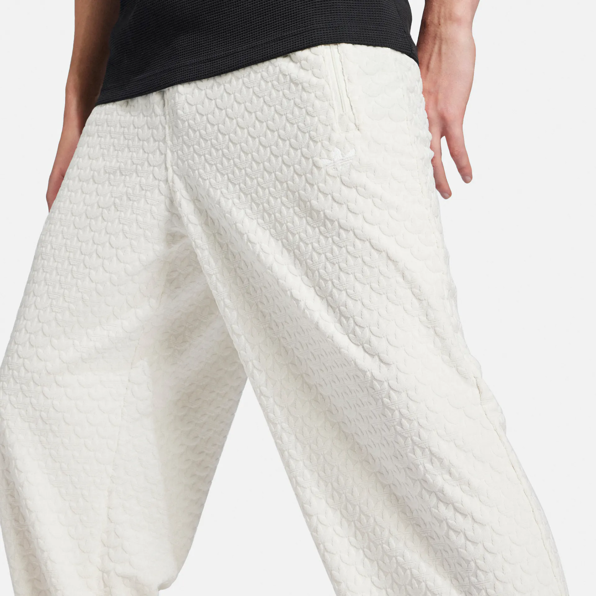 adidas Originals Q12 Monogram Track Pant Off White