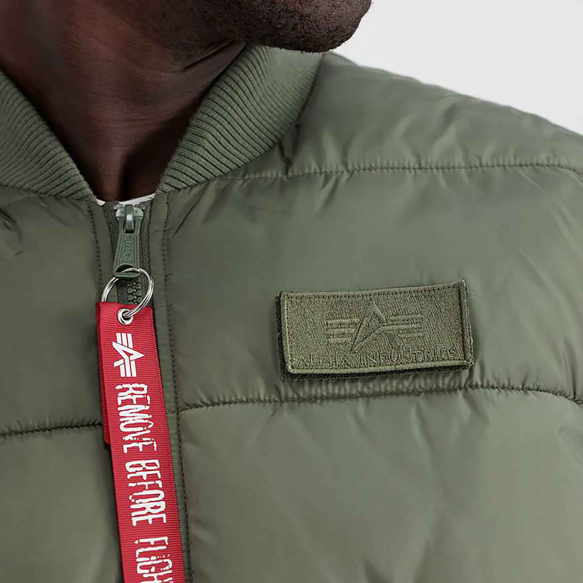 Alpha Industries Puffer Vest LW Sage Green