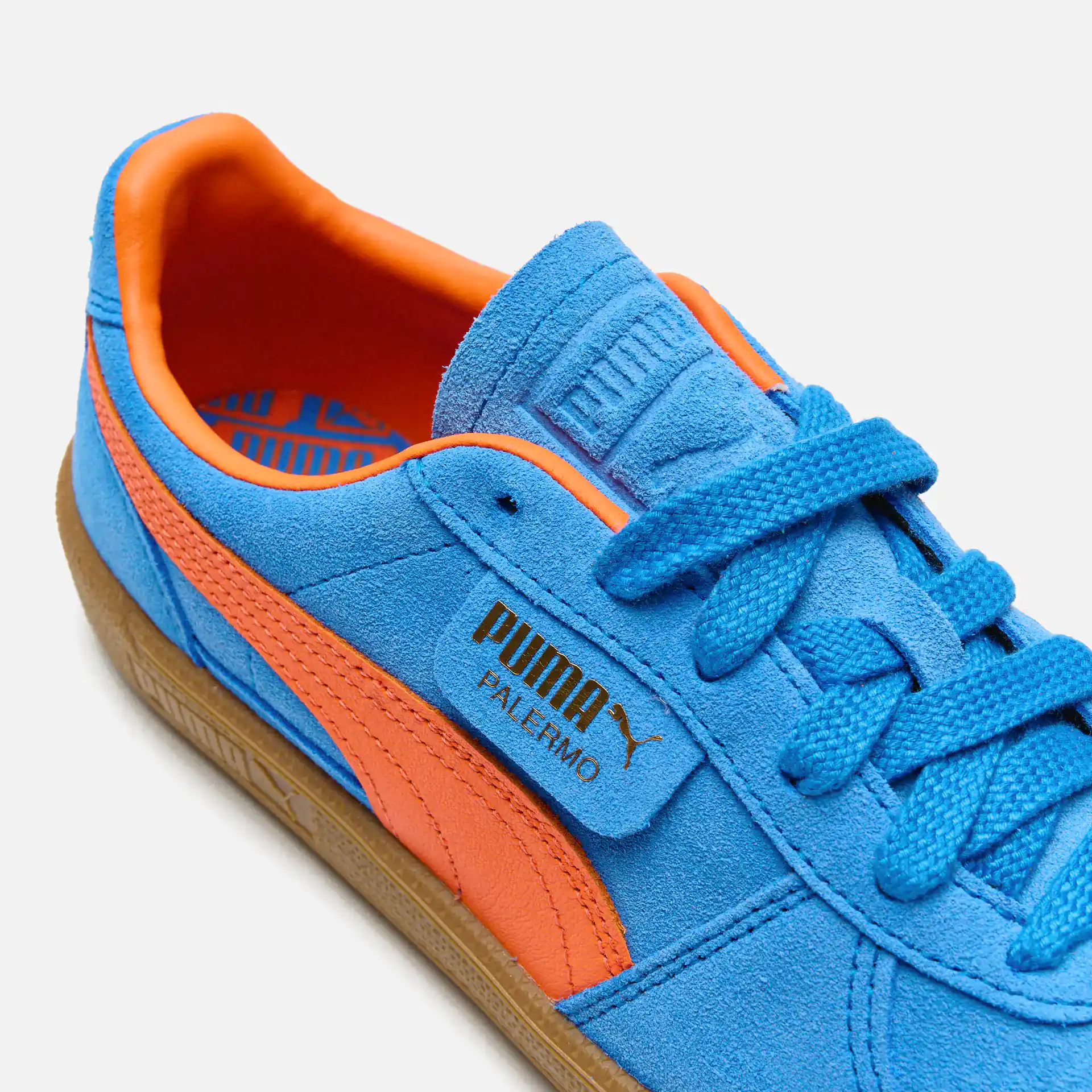 PUMA Palermo Sneaker Hyperlink Blue/Flame Flicker/Gum