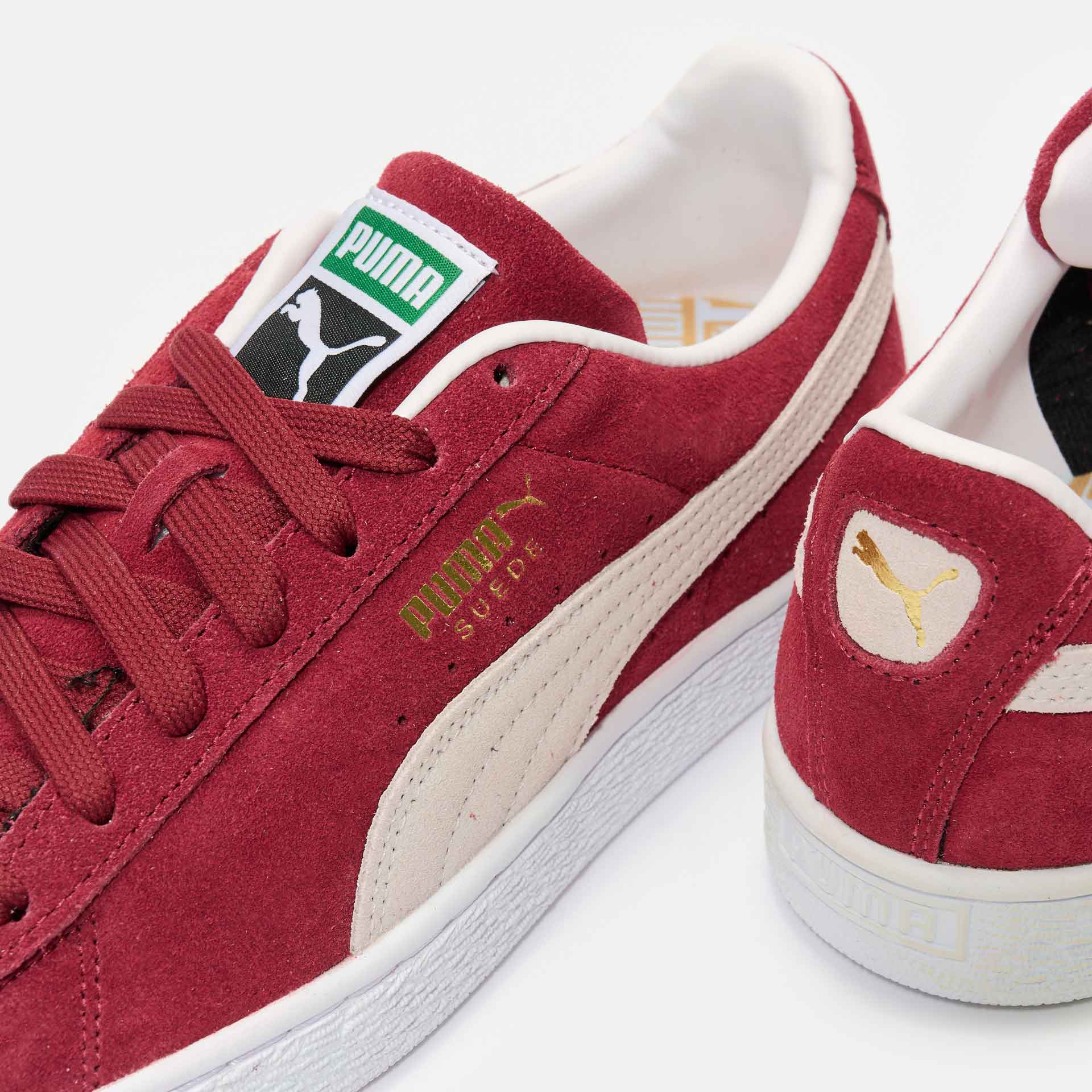 PUMA Suede Sneaker Classic Cabernet/White