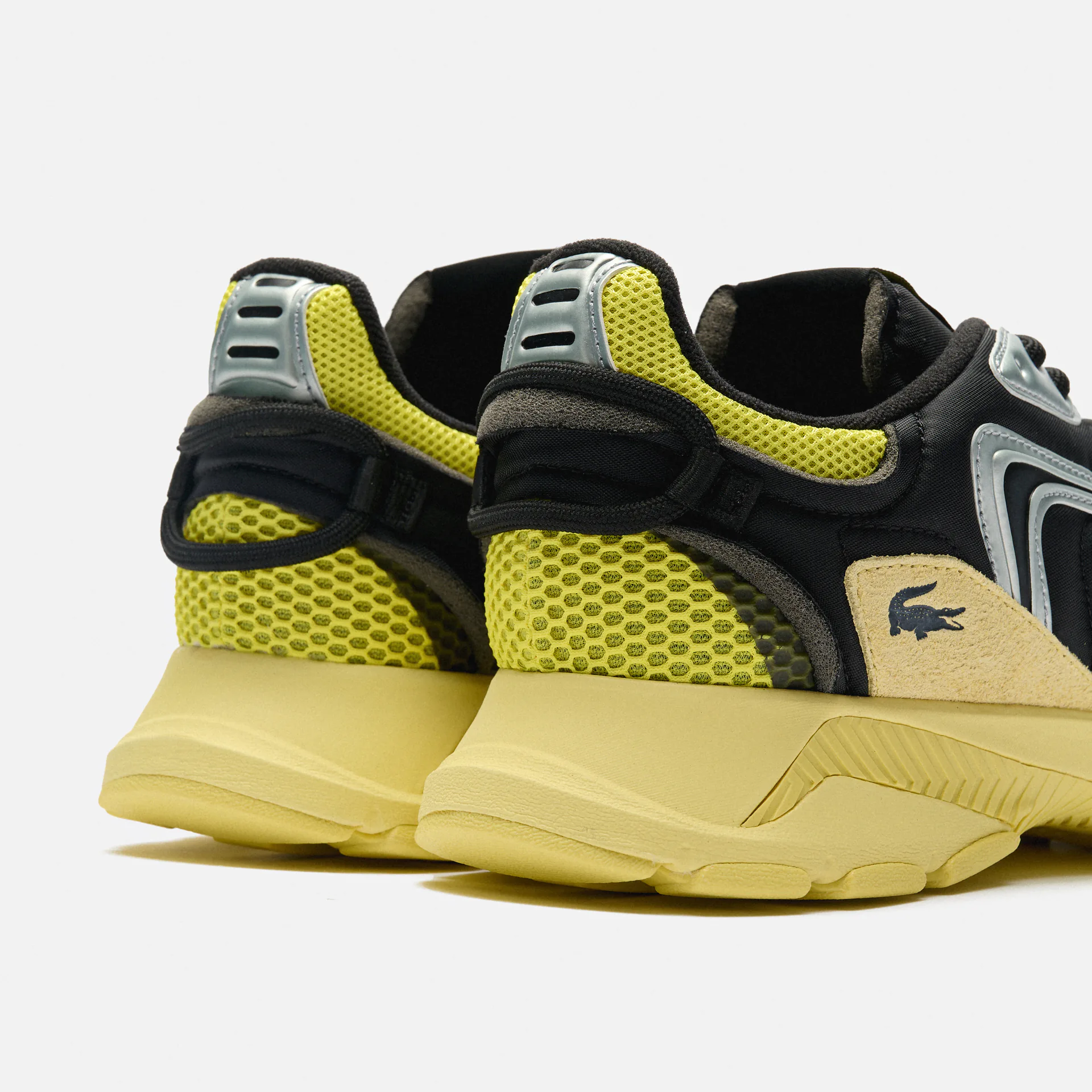 Lacoste L003 Neo Contrasted Textile Sneaker Yellow/Black