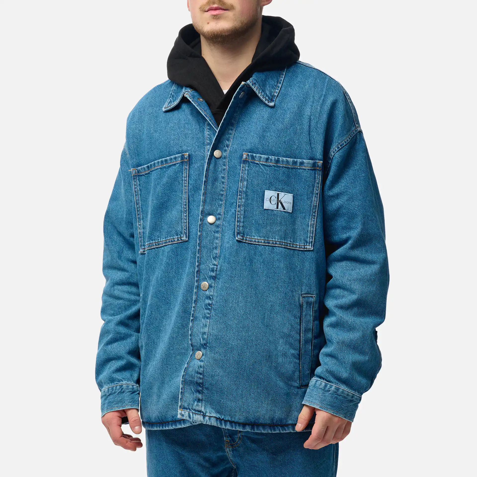 Calvin Klein Jeans Oversized Overshirt Denim Medium