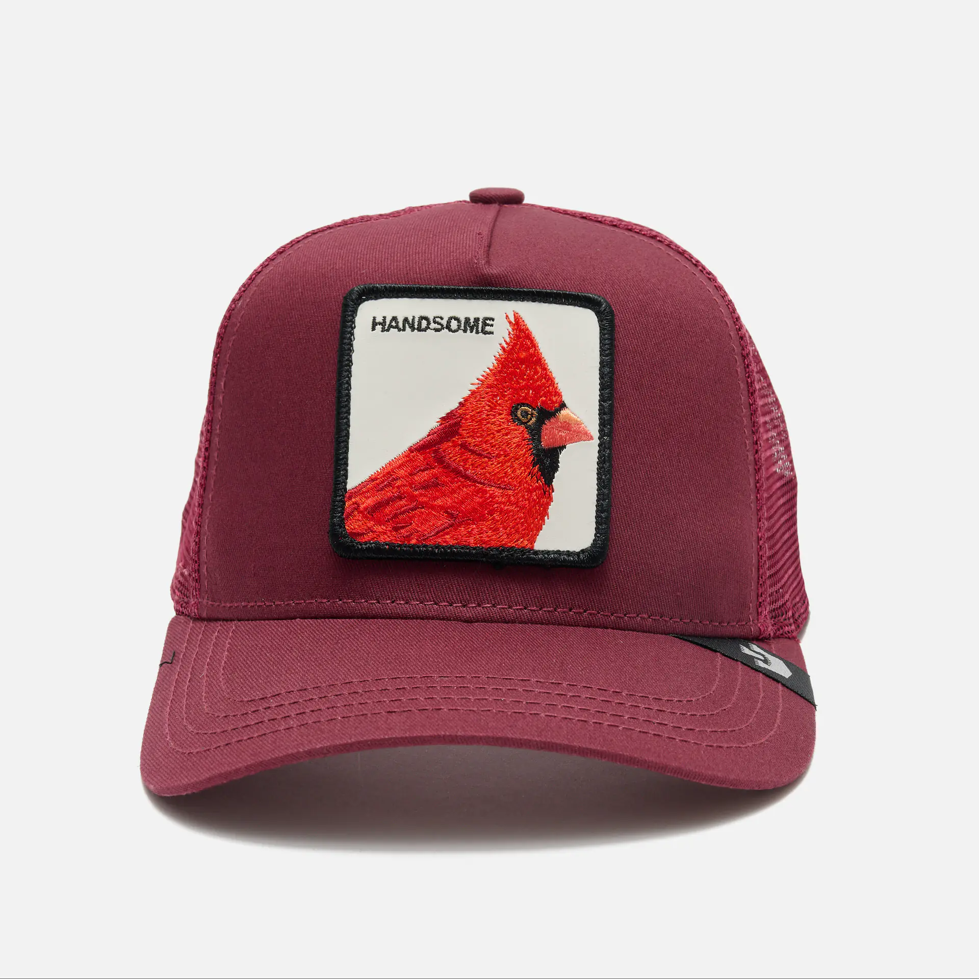 Goorin Bros Handsome Baseball Trucker Cap Maroon