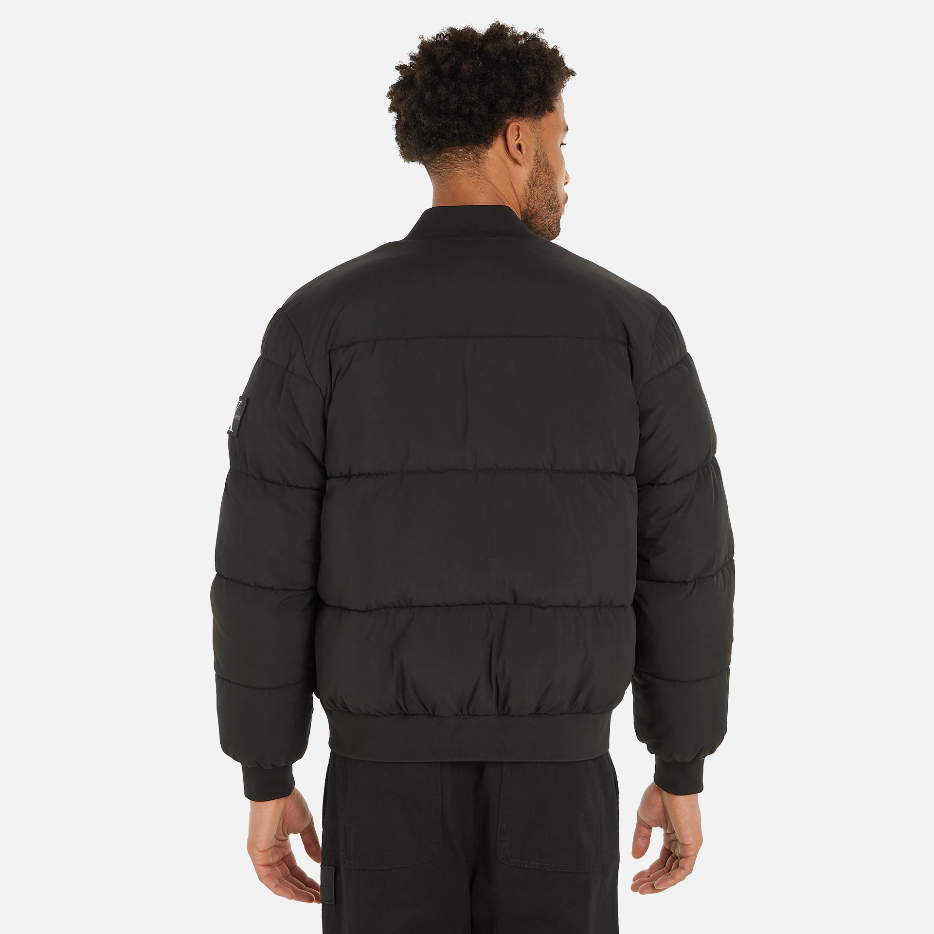 Calvin Klein Jeans Commercial Bomber Jacket Black