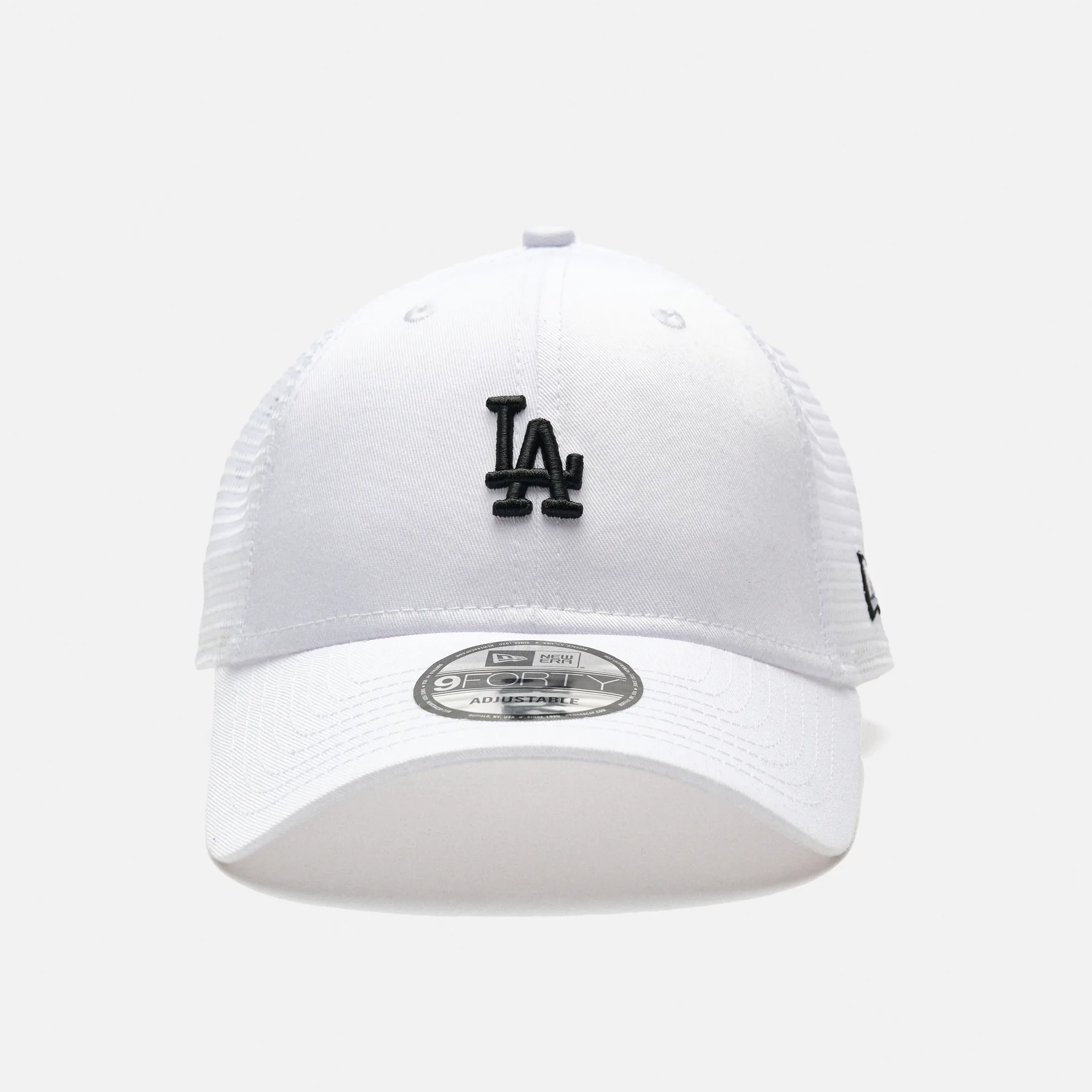 New Era MLB LA Dodgers 9Forty Trucker Strapback Cap White/Black