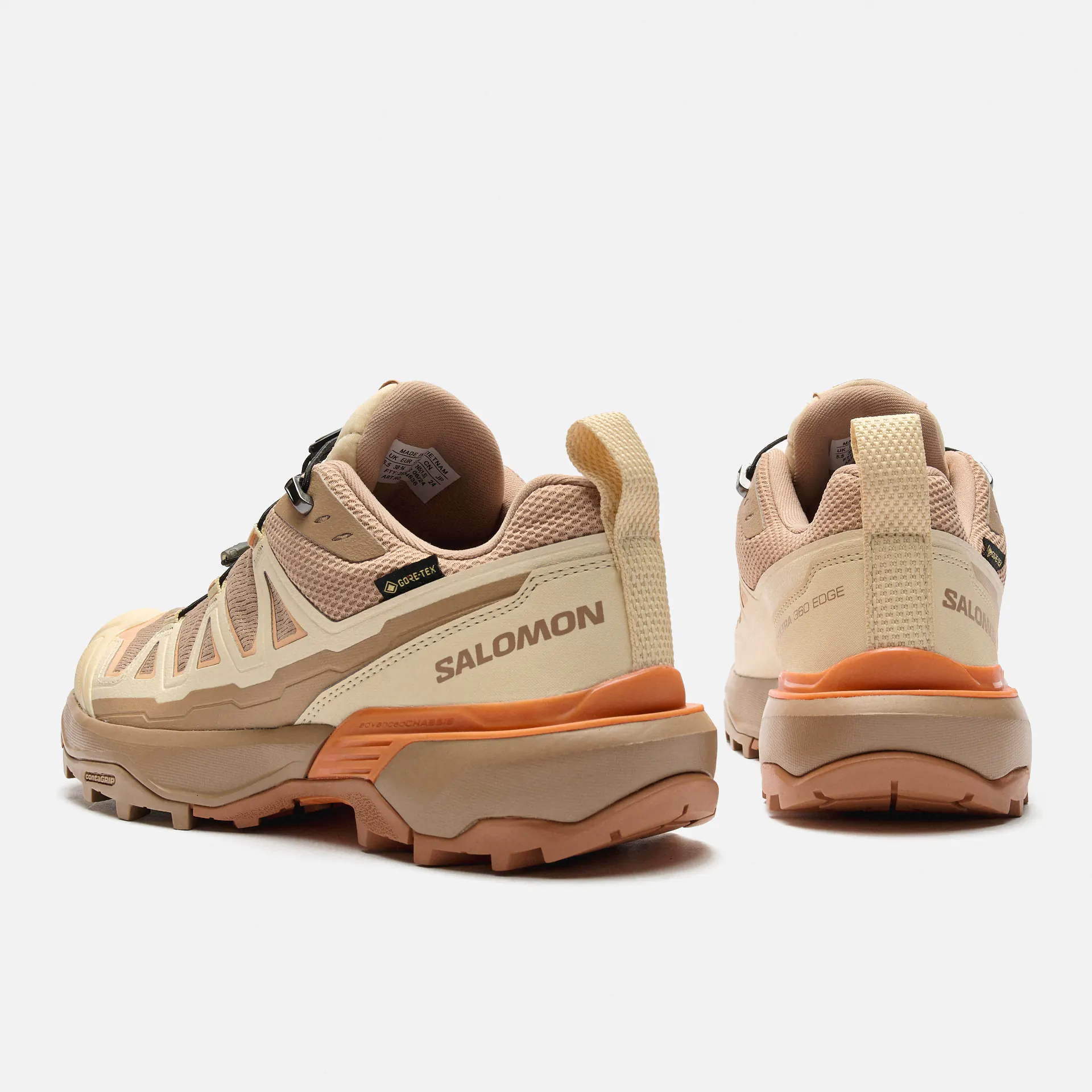 Salomon X ULTRA 360 EDGE GORE-TEX Sneaker Natural/Shortbread/Prairie Sunset