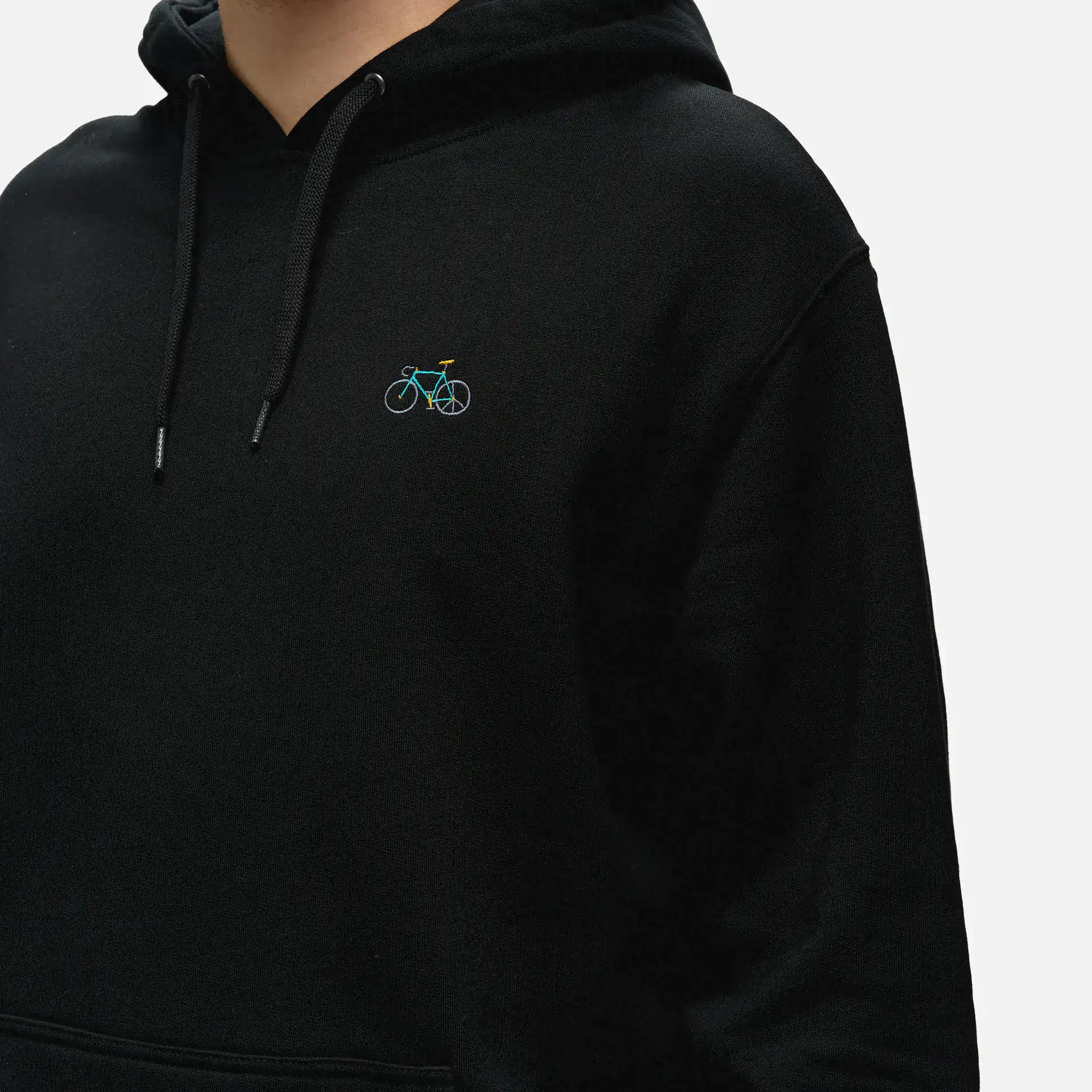 Iriedaily Peaceride Embroidered Hoodie Black