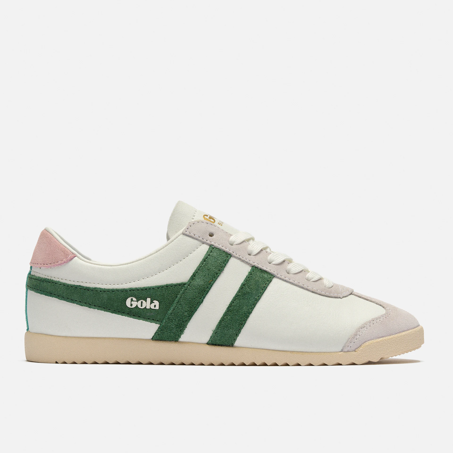 Gola Bullet Pure Sneaker White/Evergreen/Chalk Pink