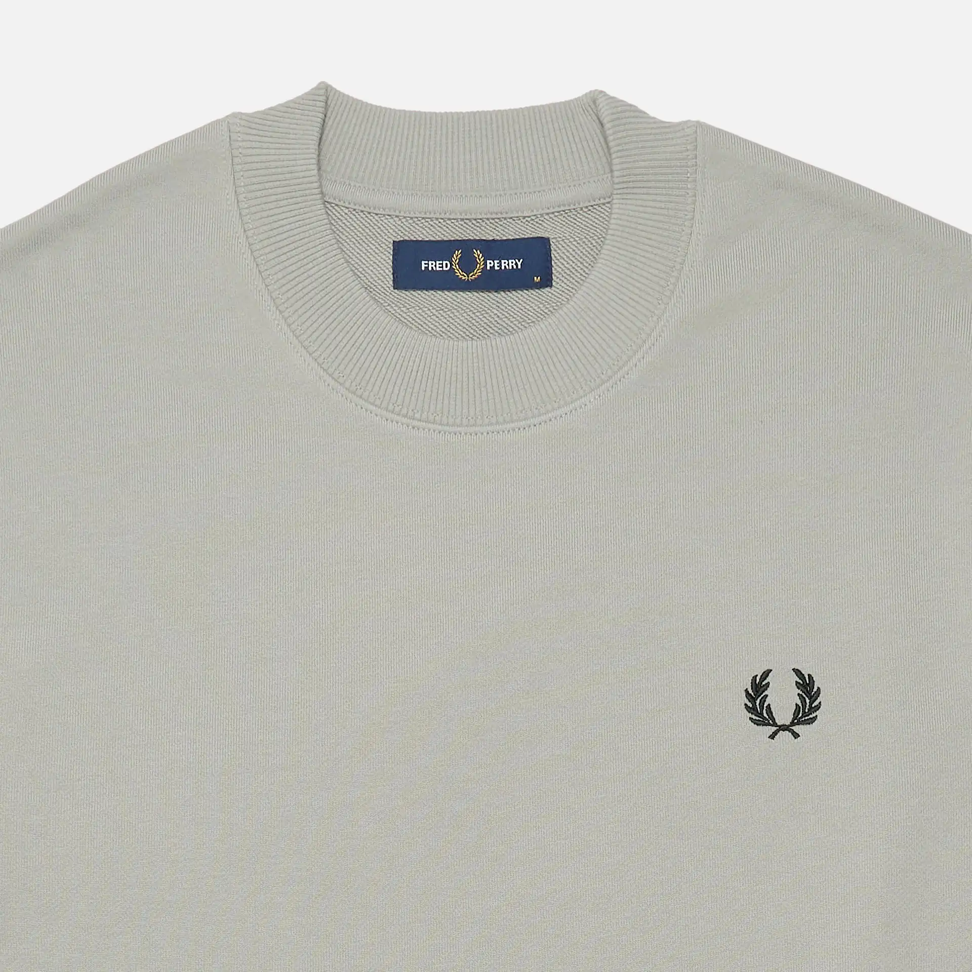 Fred Perry Crew Neck Sweatshirt Limestone