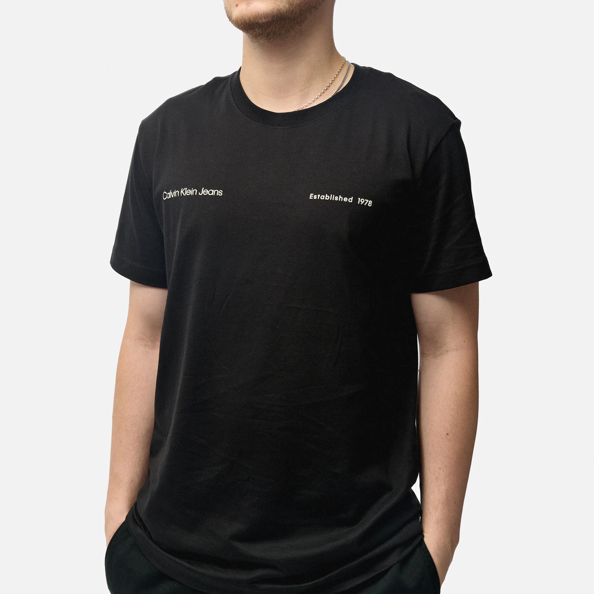 Calvin Klein Jeans Big Box Logo T-Shirt Black