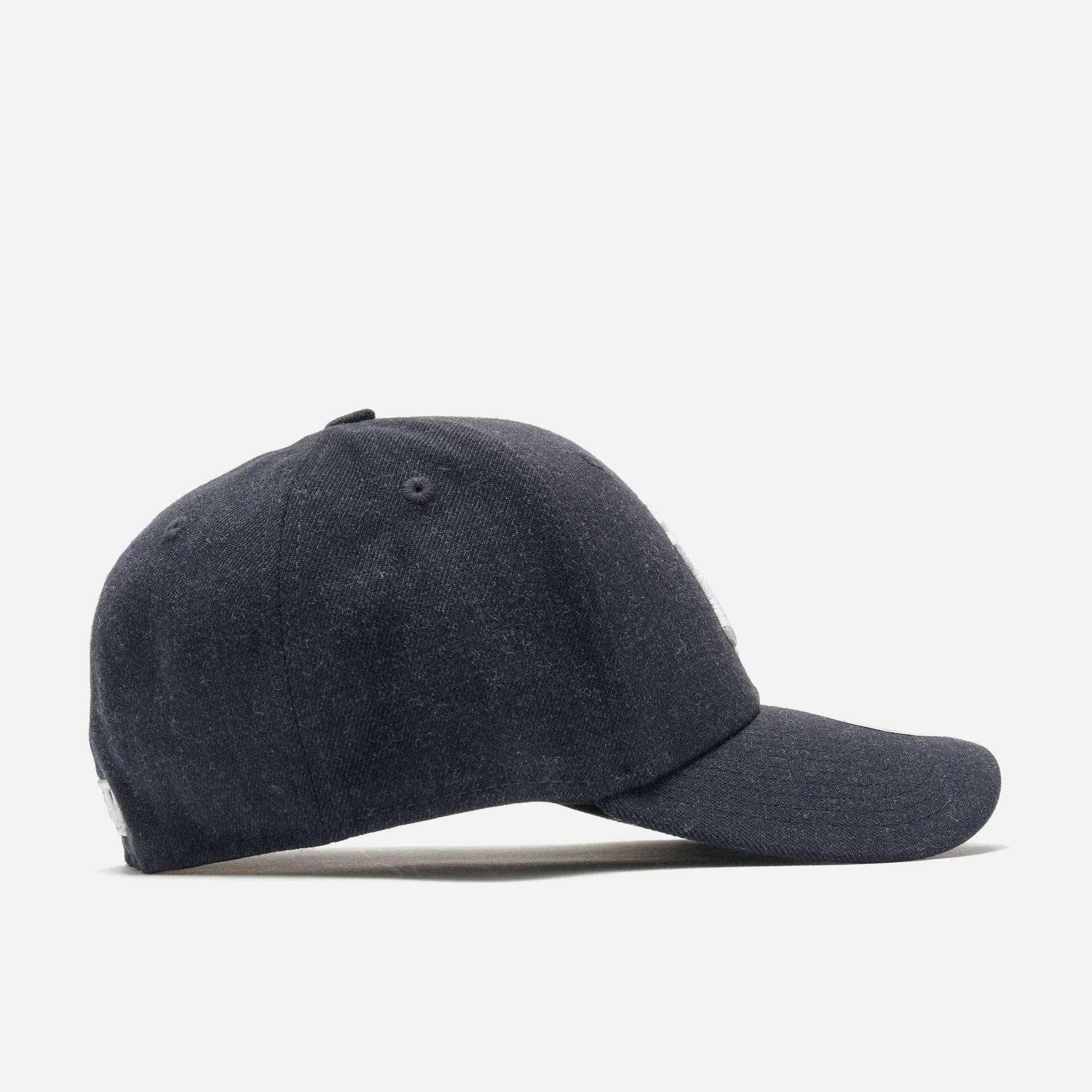 New Era MLB NY Yankees Heather Wool 39Thirty Stretch Fit Cap Navy