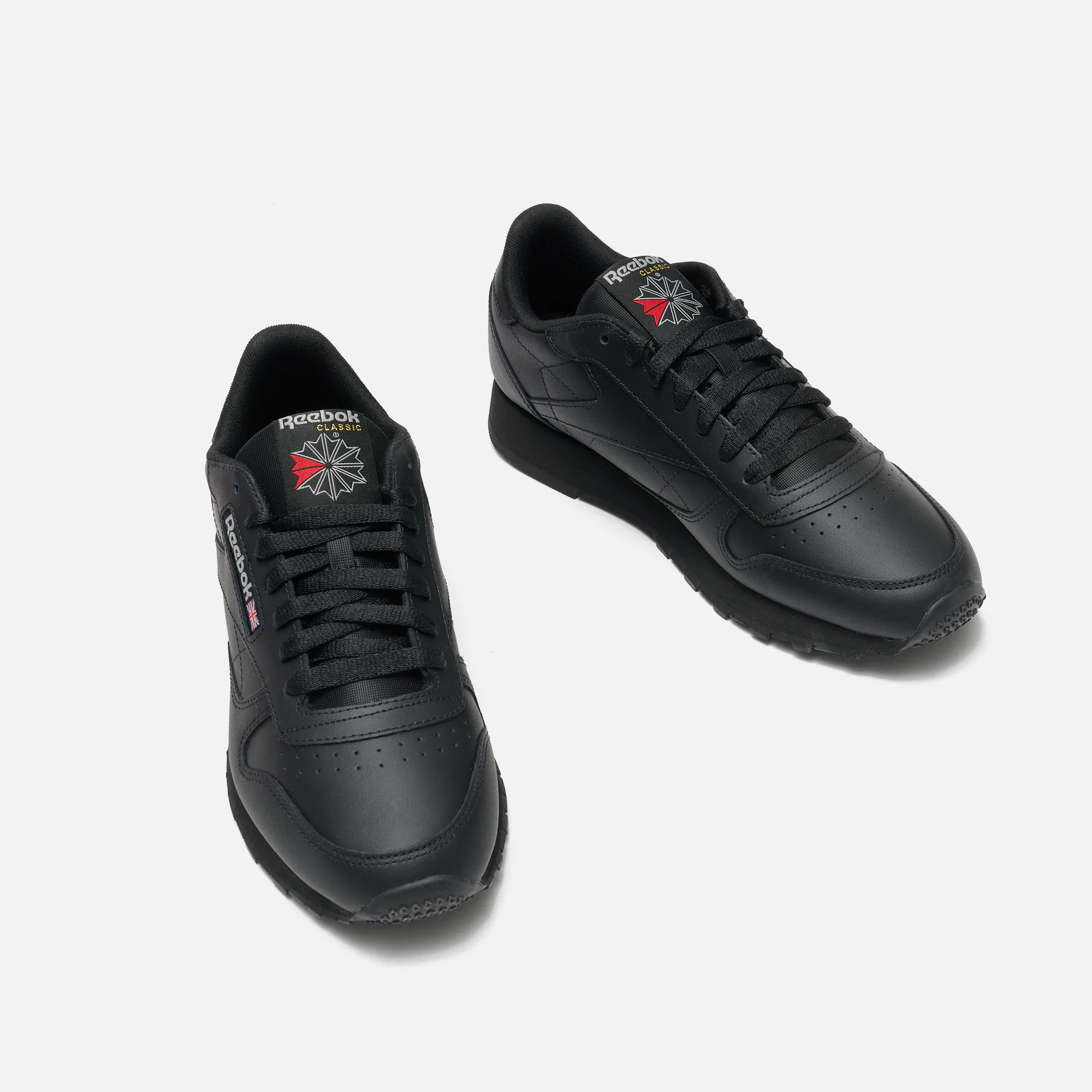 Reebok Classic Leather Sneaker Black/Black/Pure Grey