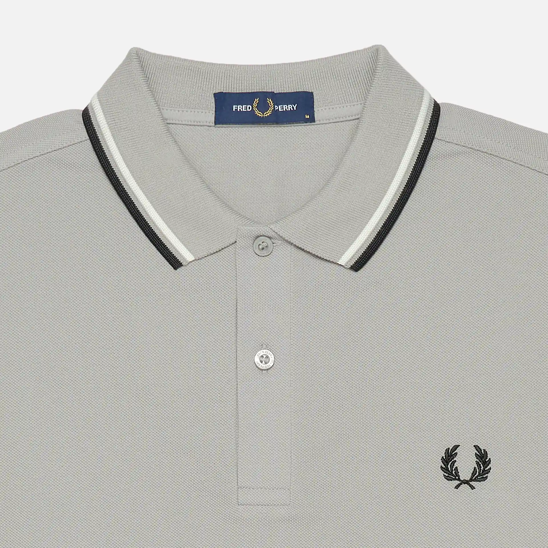 Fred Perry Twin Tipped Polo Shirt Limestone