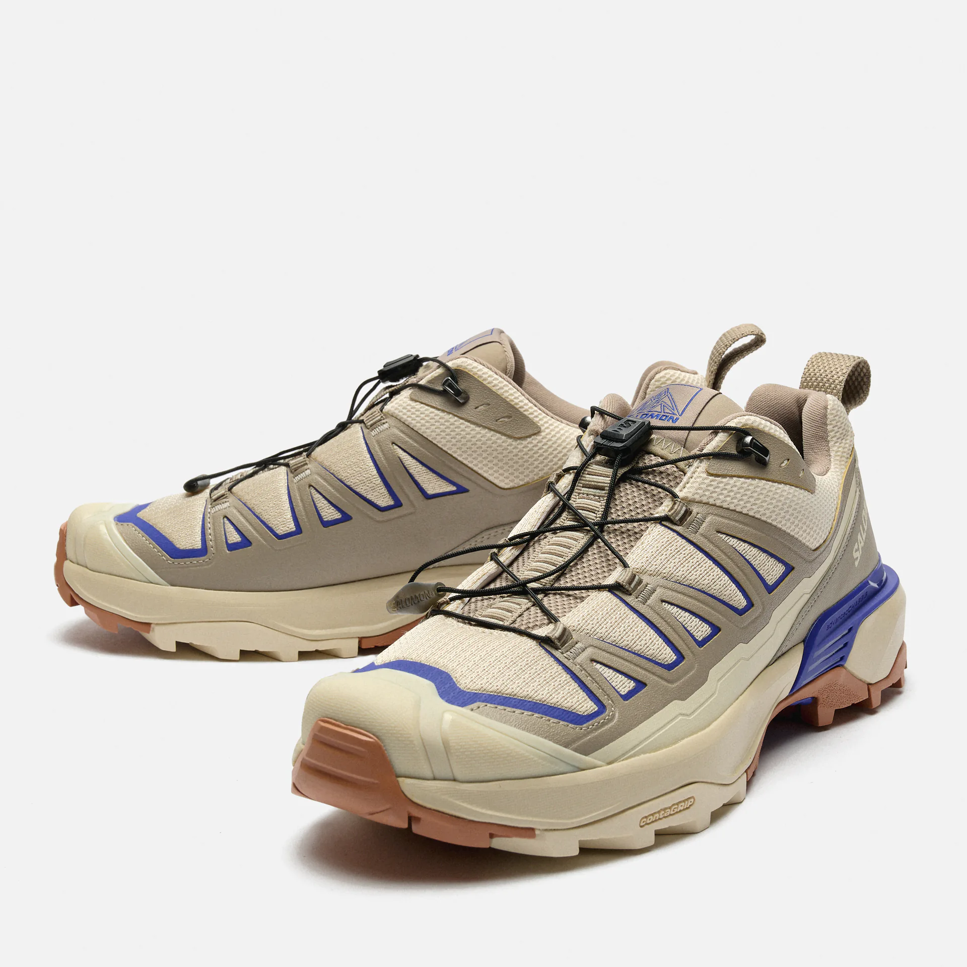 Salomon X Ultra 360 Edge Sneaker Almond Milk/Vintage Khaki/Spectrum Blue
