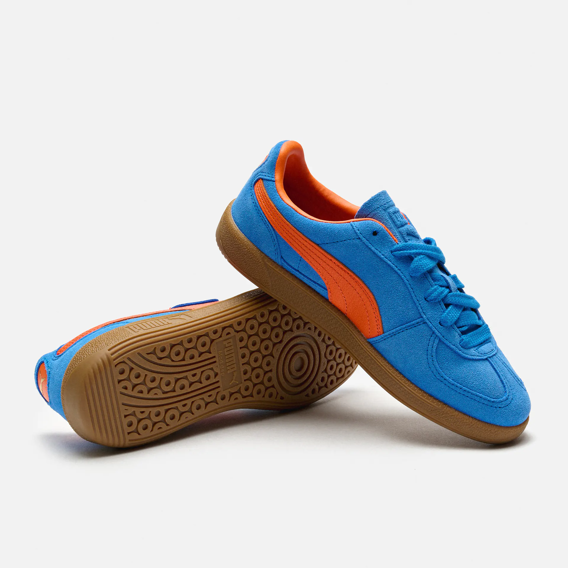 PUMA Palermo Sneaker Hyperlink Blue/Flame Flicker/Gum