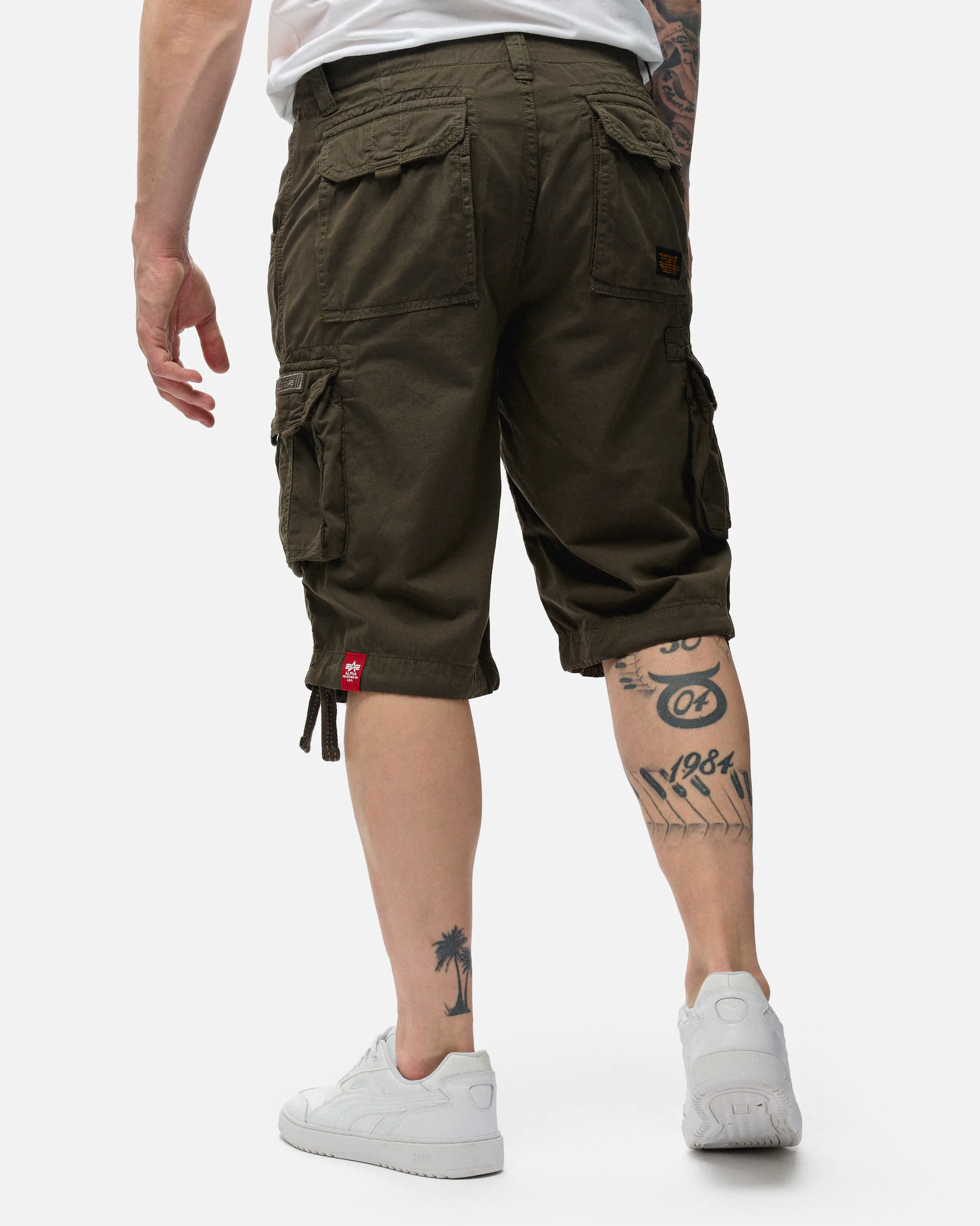Alpha Industries Jet Cargo Short Grey Black