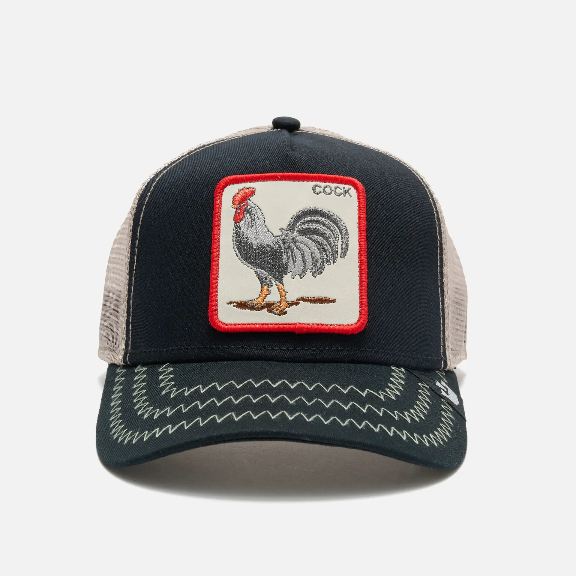 Goorin Bros The Cock Baseball Trucker Cap Black