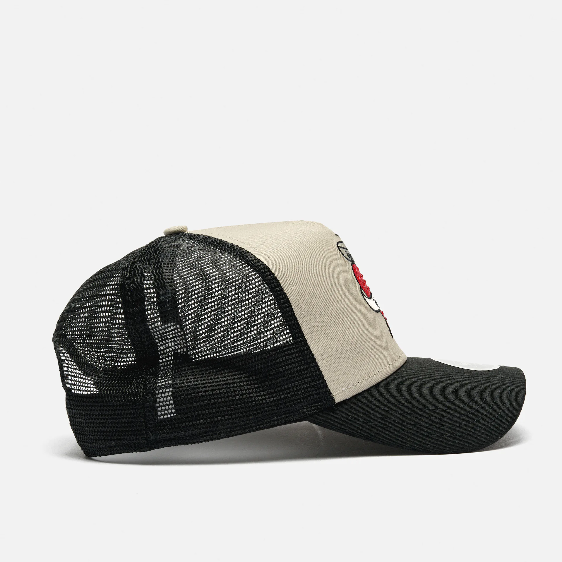 New Era Female Rhinestone Trucker Snapback Cap Stone