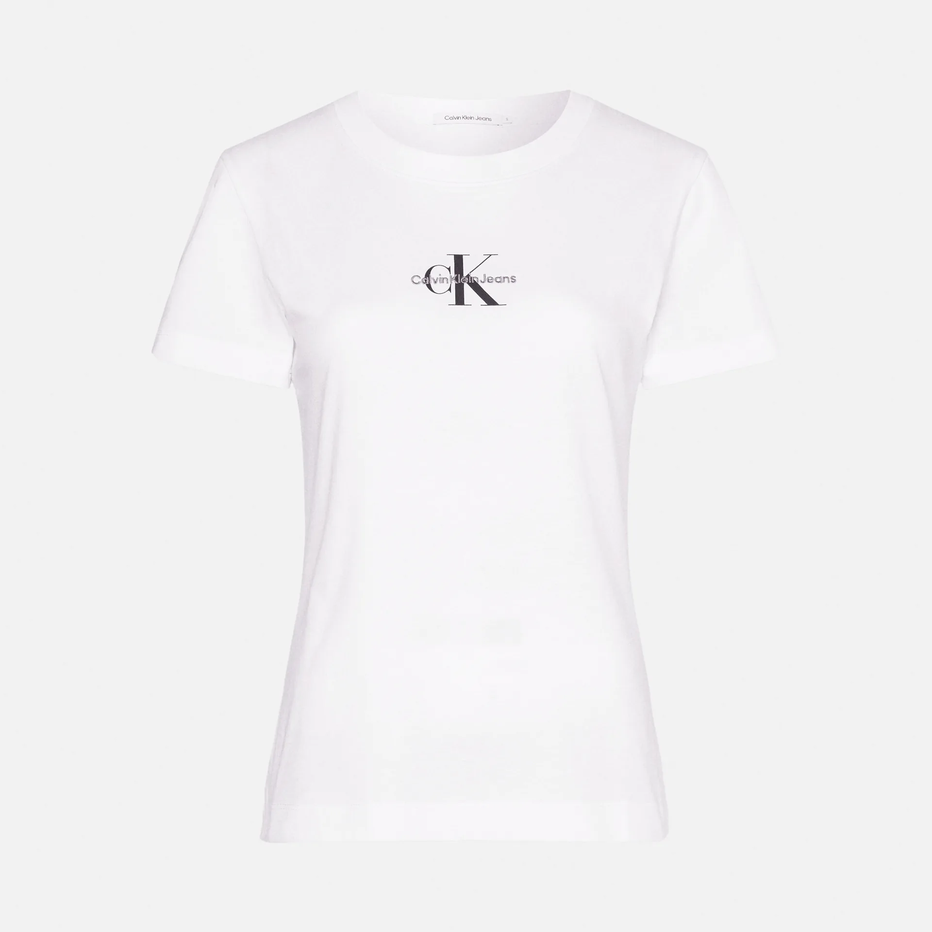 Calvin Klein Jeans Monologo Slim T-Shirt Bright White