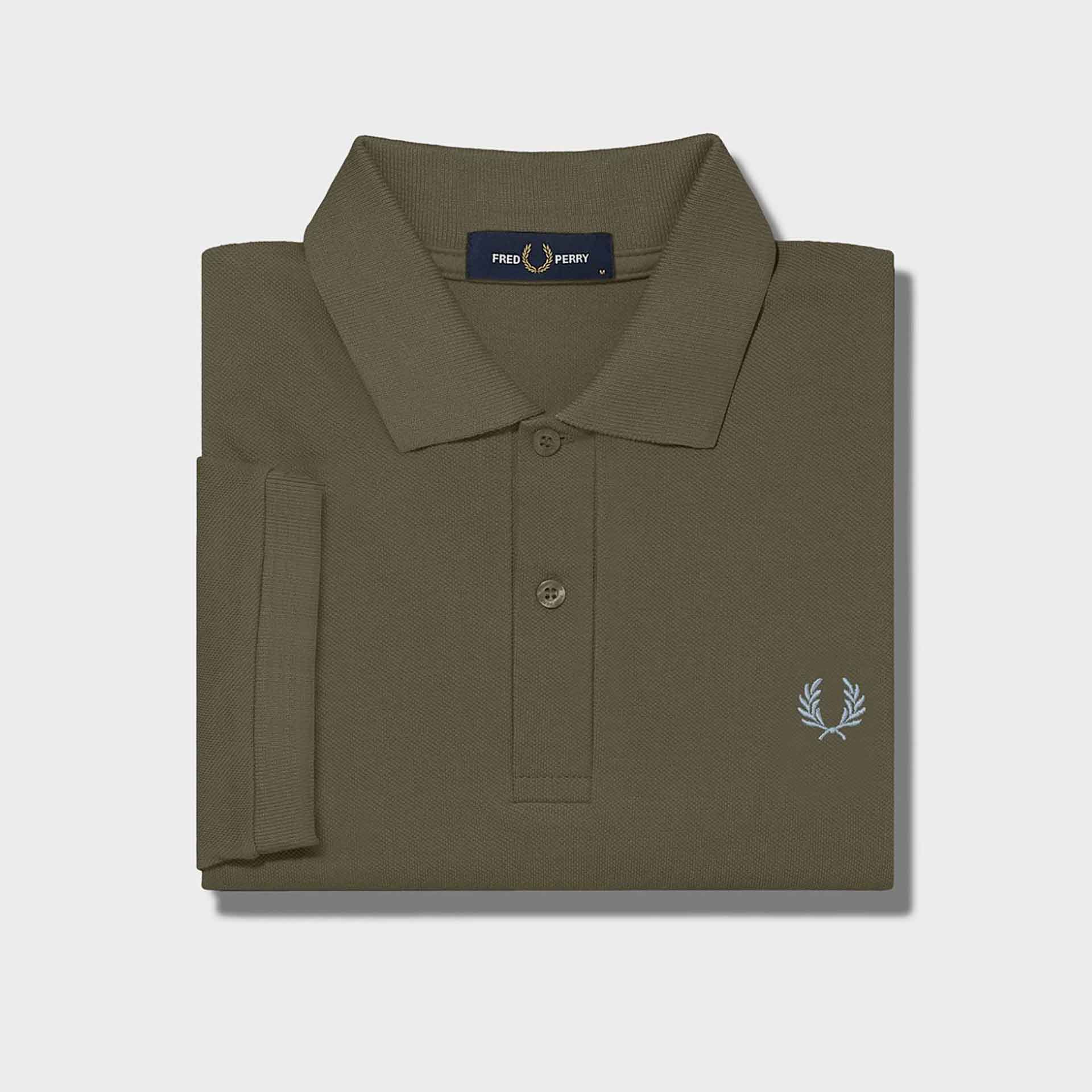 Fred Perry Plain Polo Shirt Uniform Green