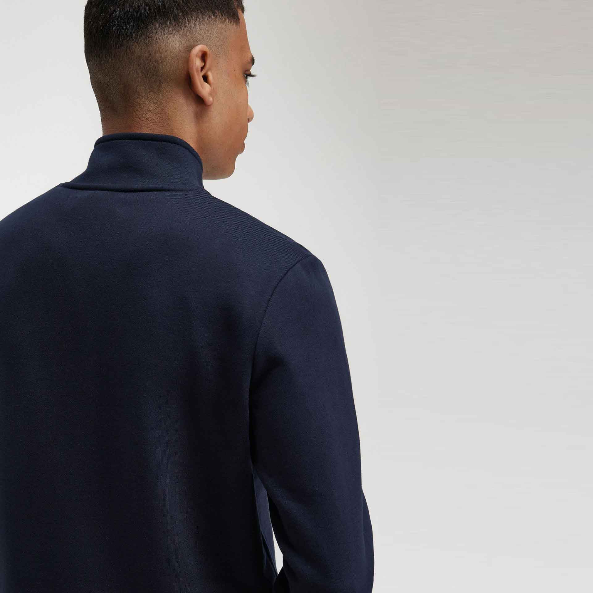 Fred Perry Half Zip Sweatshirt Navy